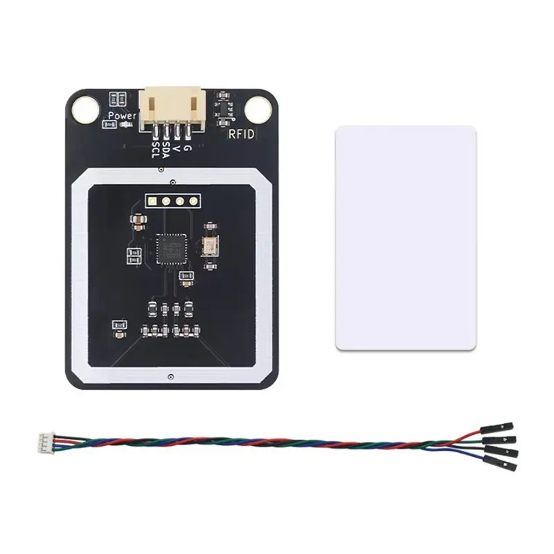 

Модуль RFID RC522, считыватель RFID 13.56 МГц 125 кГц, SPI для чтения и записи, совместим с Arduino/ESP32/STM32