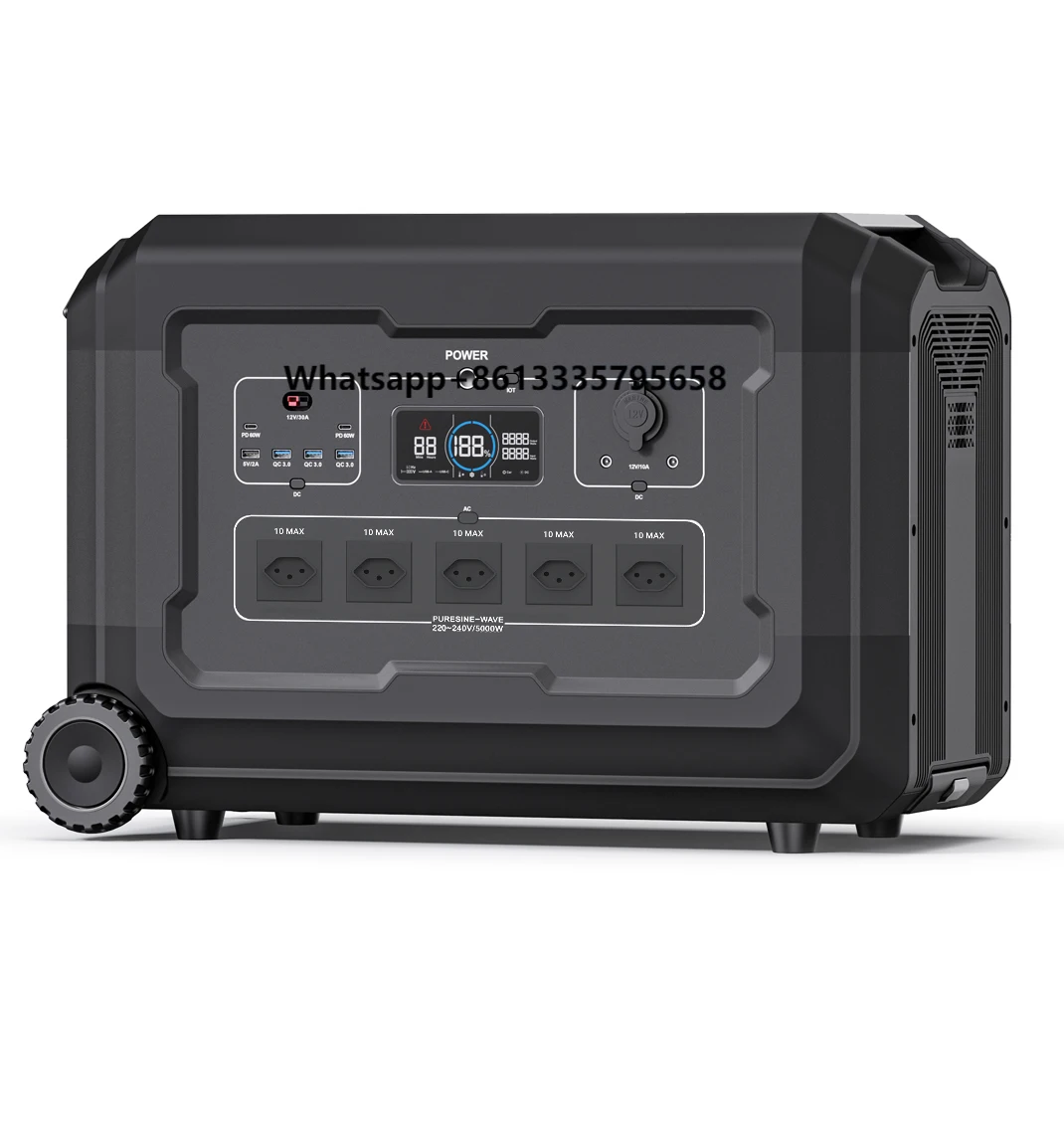 

SOUOP Factory Lifepo4 Battery Camping Tragbare Powerstation Charge 5kw Solar Generator 5000w Top Rated Portable Power Station
