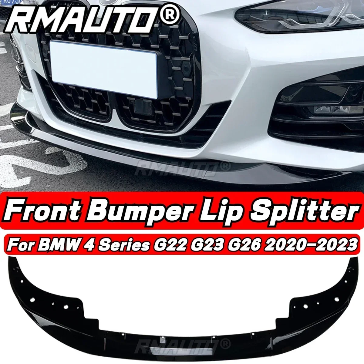 

3Pcs/Set MP Style Front Bumper Lip Splitter Spoiler Bumper Diffuser For BMW 4 Series G22 G23 G26 2020-2023 Accessories Body Kit