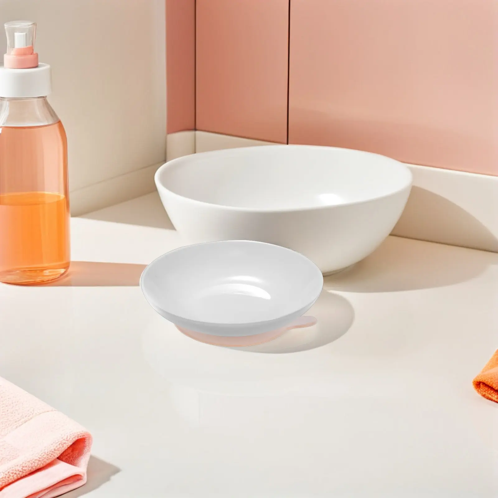 6Pcs Silicone Anti Spill Placemat Double Sided Suction Plate Suckers for Non Slip Table Mat Dish Grip Utensil Rest