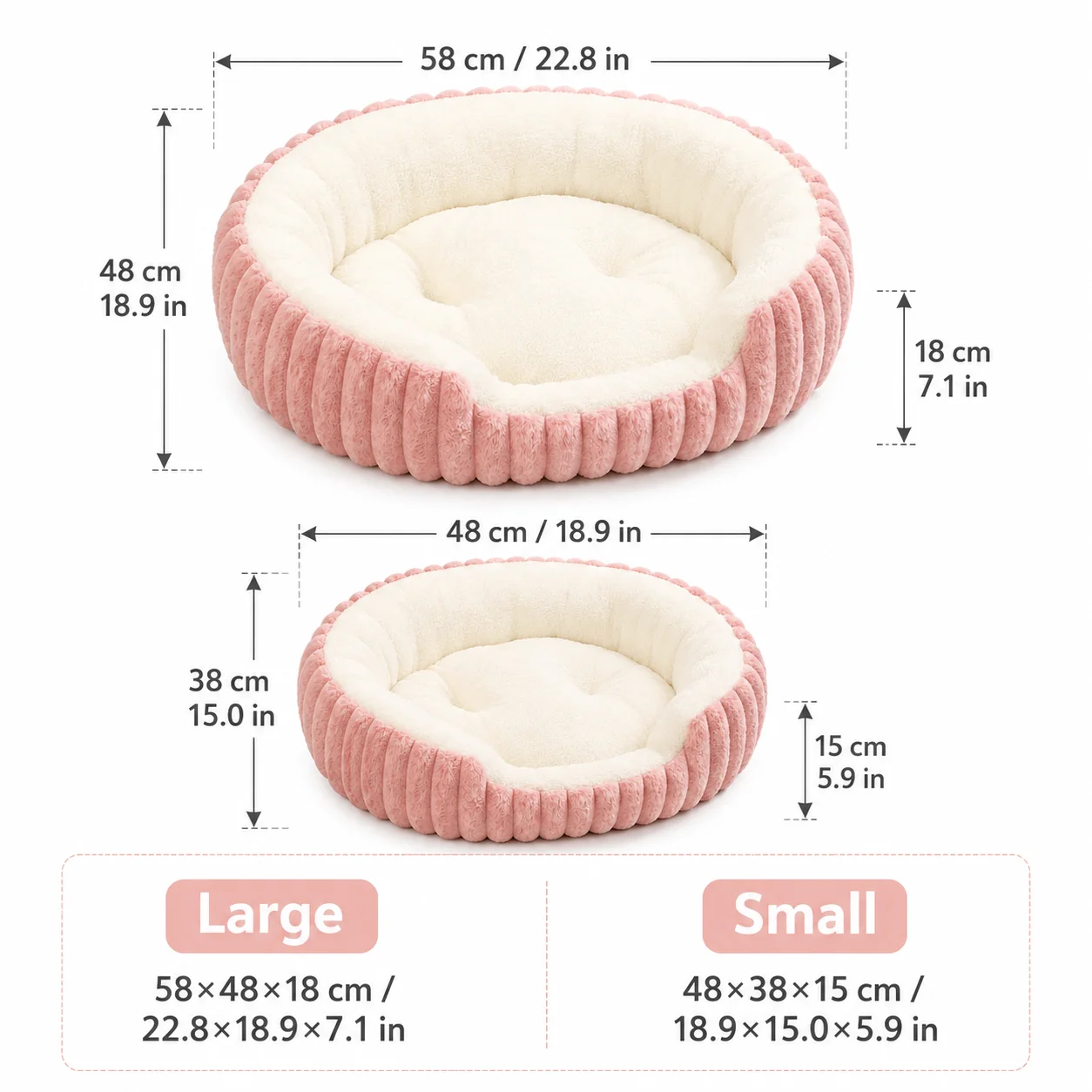 Ultra-Cozy Calming Pet Bed 6
