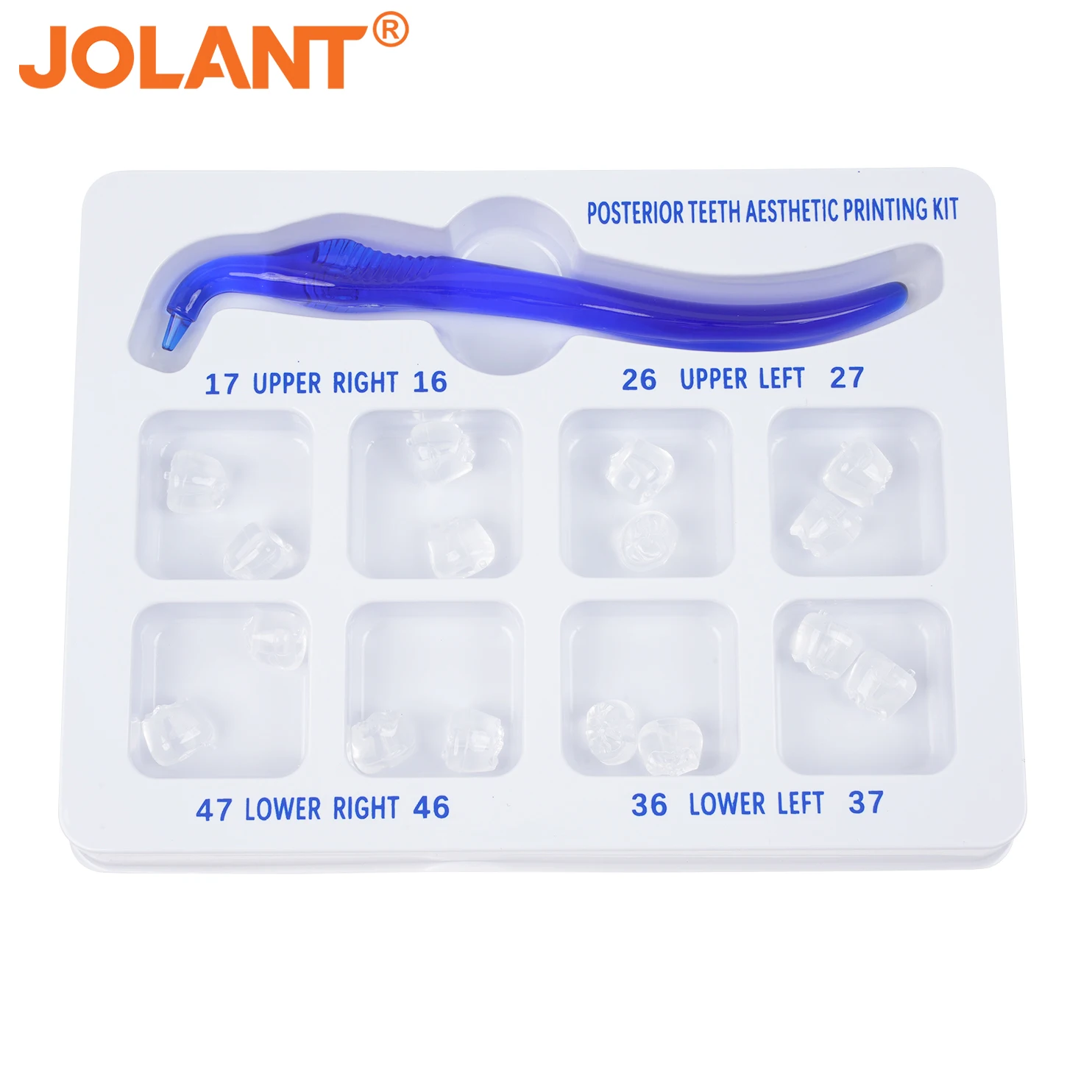 

JOLANT Dental Posterior Teeth Aesthetic Printing Mould Kit For Light Cure Composite Restoration Filling Tools