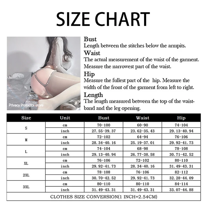 Open Crotch Sexy Erotic Body Stockings For Women Pure Fetish Mesh Transparent Over Knee Thigh High Long Sock Adult Black Hosiery