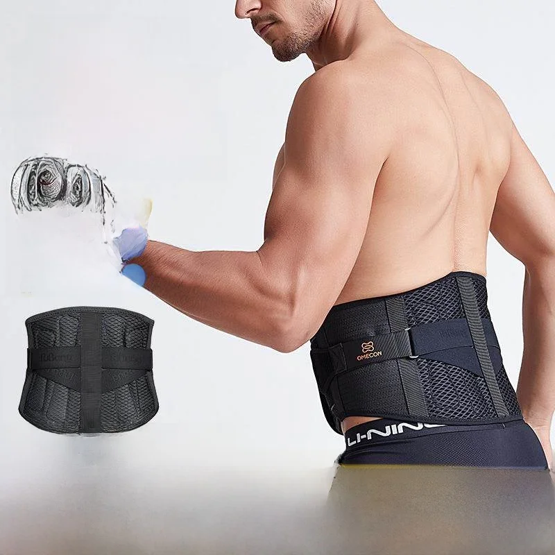 

Теплый спортивный пояс для поддержки поясницы, фиксирующий пояс для вытяжения позвоночника, эластичный бандаж для облегчения боли в спине, универсальный размер, для домашнего использования, для здоровья