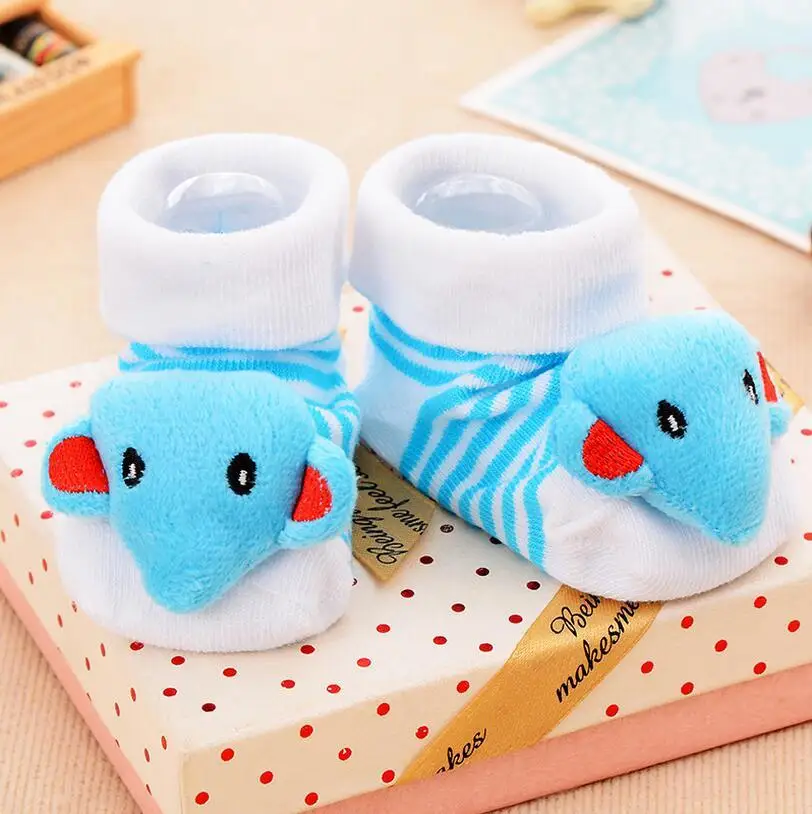 Baby Socks Toy Slipper Girls Boys Newborn Accessories Rubber Anti Slip Animal Kids Toddlers Gift Clothes Infant Children Socks