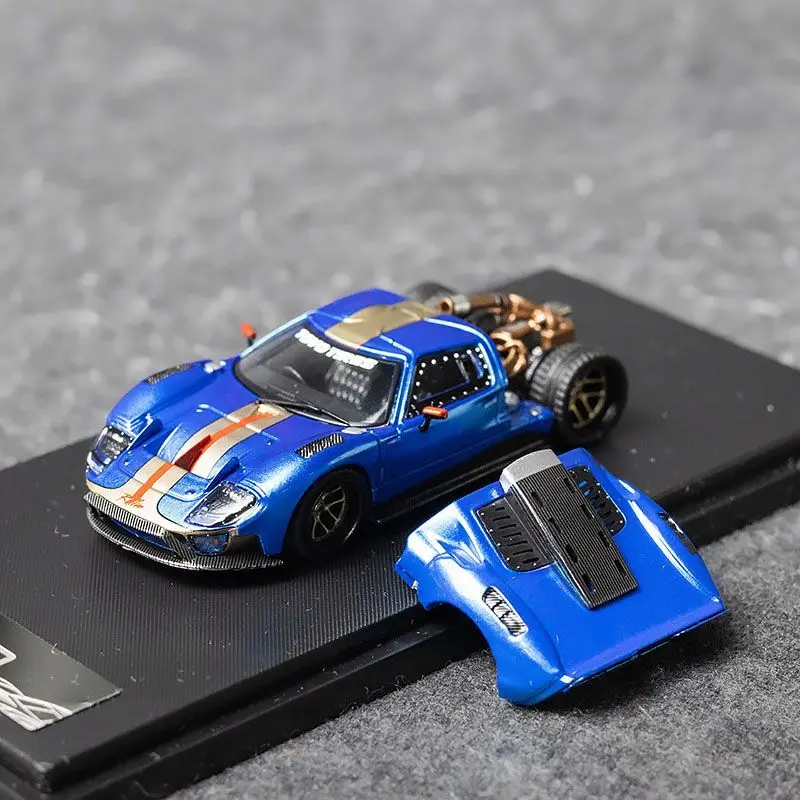 

RM 1:64 Ford GT40 Supercar, легкосплавный автомобиль, литье под давлением и игрушечный транспорт, модель автомобиля, миниатюрная масштабная модель автомобиля для детей