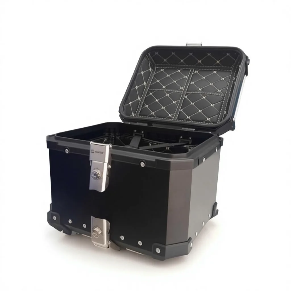

For MBiker 36L X-Shaped Kim Nhm Aluminum Alloy Motorcycle Rear Box Stainless Steel Quick Release Waterproof Luggage