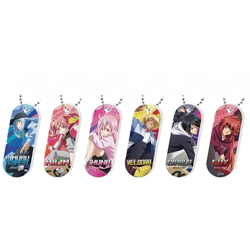 Gioco Rimuru Tempest Shuna Shizu Veldla Benimaru Shion portachiavi bambola Anime acrilico portachiavi ciondolo per regalo