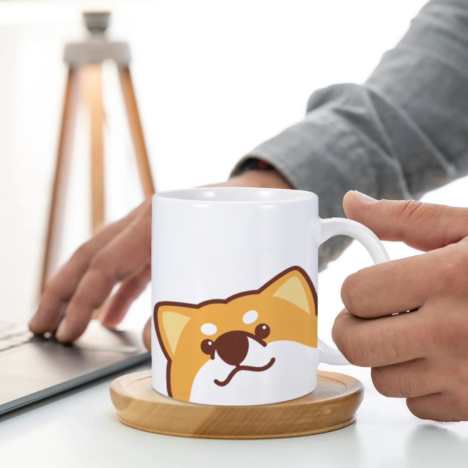 Personalized Shiba Inu Ceramic Mug Shiba Inu Coffee Mug Awesome Dog Lovers Pottery Mug Gifts Unique Shiba Porcelain Mugs