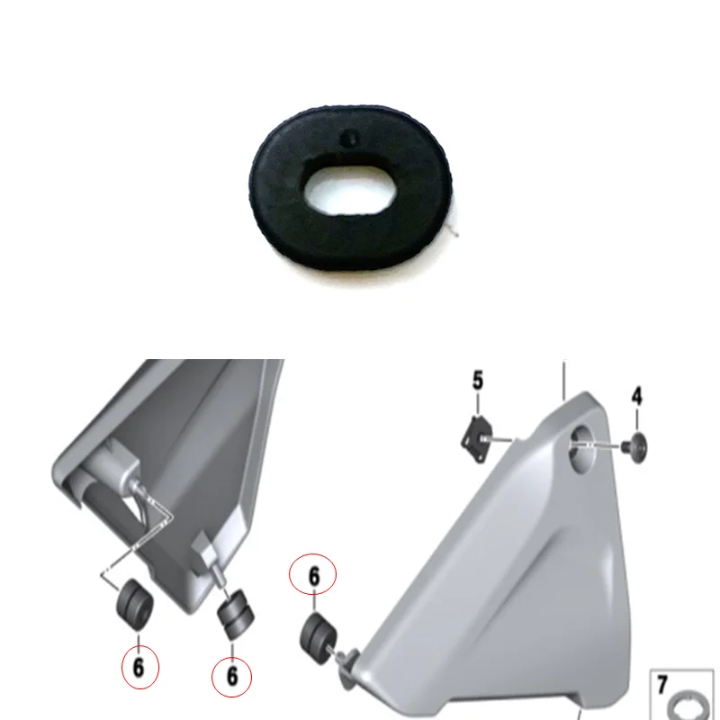 

3X For BMW R1200GS ADV R1250GS K50 K51 K53 K54 BATTERY COVER RUBBER GROMMET