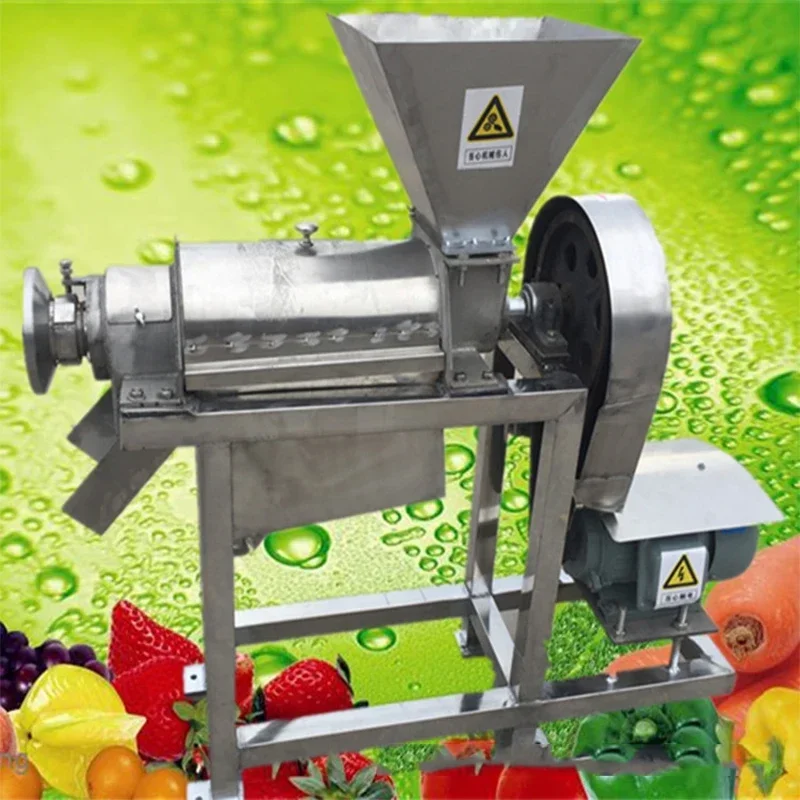 Pembuat Jus Peras Penghancur Sayuran Buah Komersial 1,5 KW Mesin Pembuat Jus Listrik Skala Besar 500Kg/Jam Pengolah Makanan