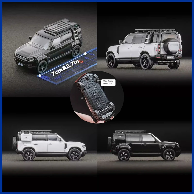 

ENCHERY масштаб 1:64 DEFENDER 110, модель автомобиля из сплава, классический сувенир для взрослых, подарочные украшения, статический дисплей