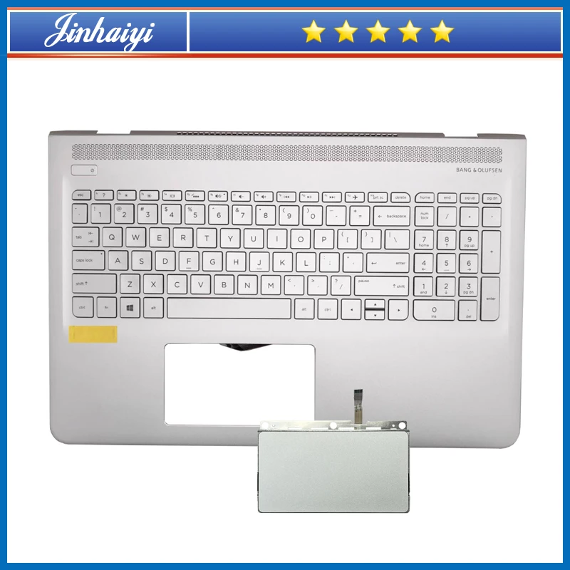 For H P ENVY 15-AS 15-AS068NR 15-as108tu 15-as109tu TPN-I125 laptop upper cover palm rest case backlight keyboard touchpad