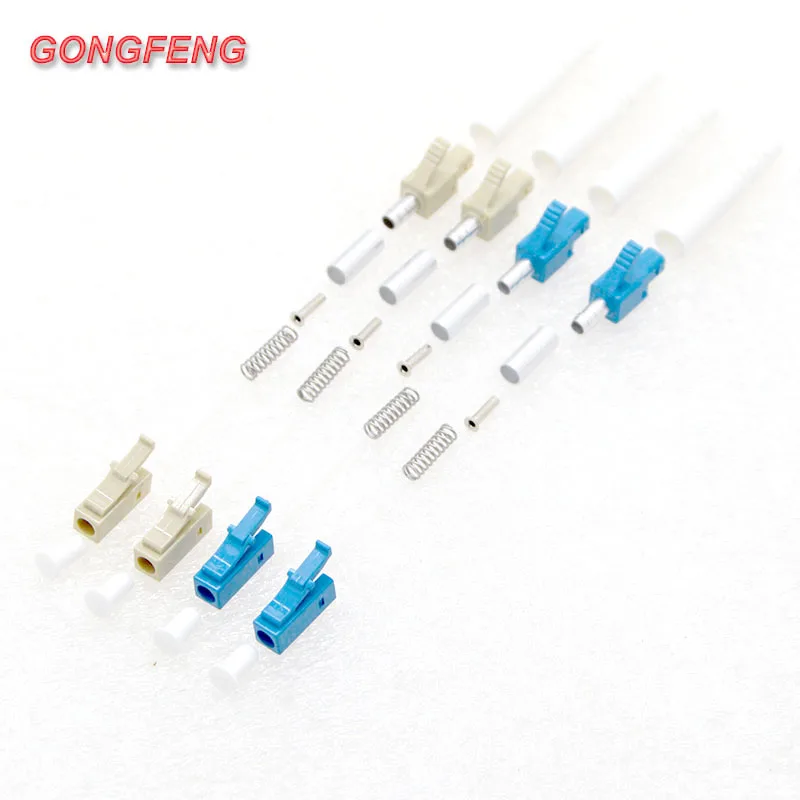 1000PCS New LC Single-mode Multimode Fiber Optic Jumper Parts 3.0 Fiber Optic  Accessories Connector Special Wholesale