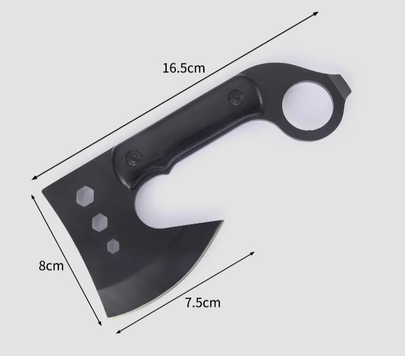 فأس حريق للتخييم متعدد الوظائف في الهواء الطلق، فأس دفاع عن النفس، فأس تكتيكي عملي EDC #6