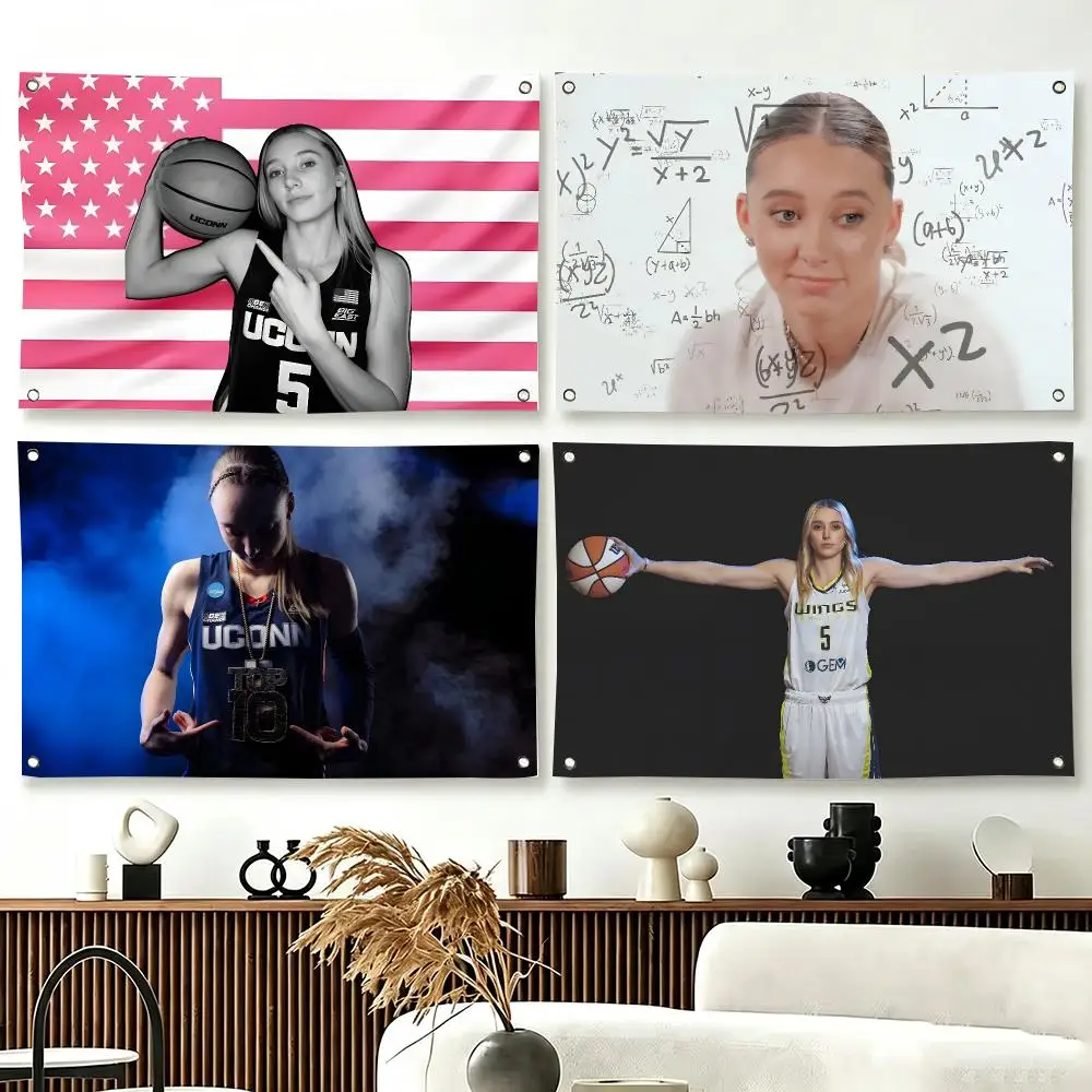 Basketball Star P-Paige Bueckers Flags  For Living Room Home Dorm Decor Wall Outdoor Camping Party Banner Gifts