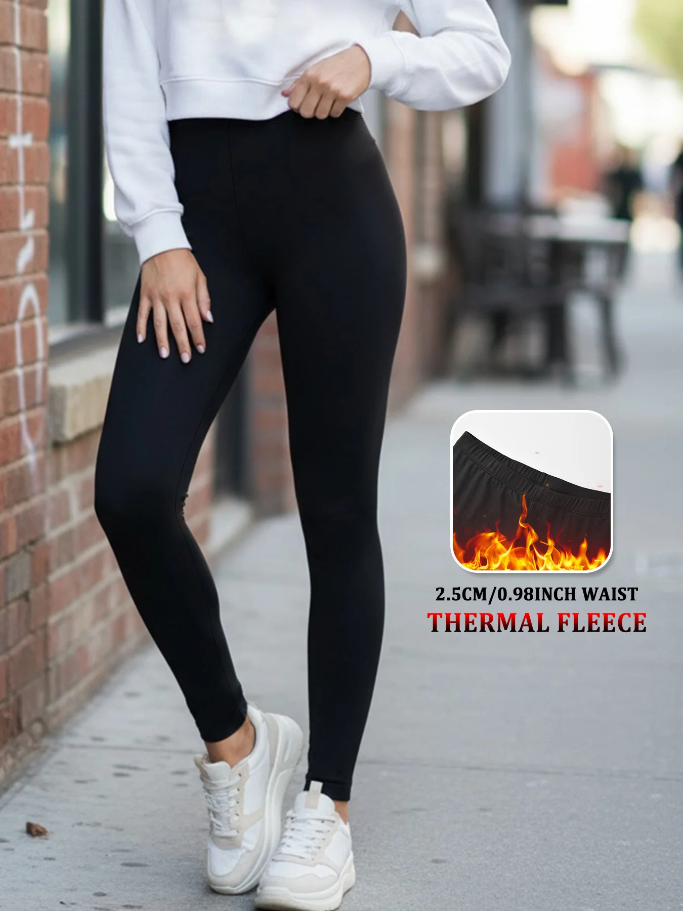 

Женские термобрюки больших размеров на флисовой подкладке для зимних занятий, идеально подходящие для бега и комфорта в холодную погоду.