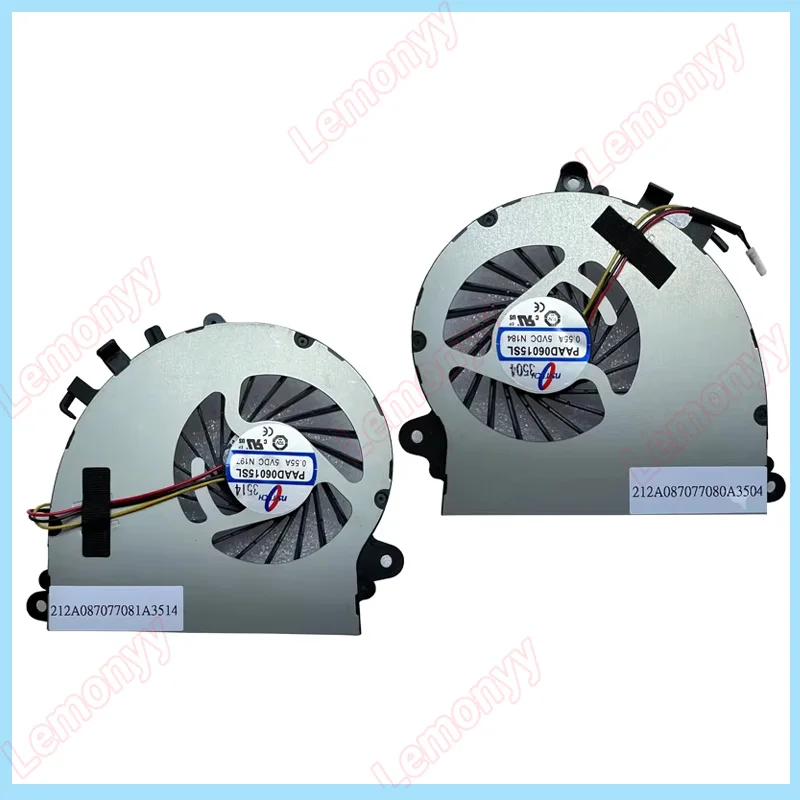 

Laptop CPU GPU Cooling Fan For GS70 gGS72 2PE 2QE 2OD ONC 6QD 6QC 6QE MS-1771 MS-1773 3-Pin 3-Wire