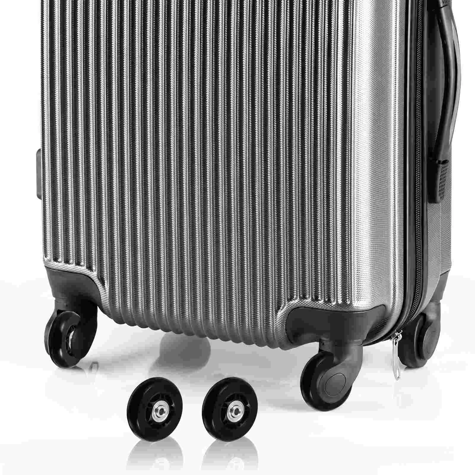 

4 Pcs Travel Luggage Rubber Caster Wheels Safe Trolley Case Repair Parts High Load Bearing Capacity Noise Reduction