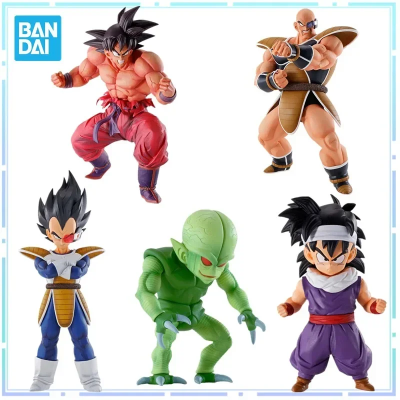 

In Stock Bandai Original Anime Dragon Ball Ichiban Kuji Goku Saibaiman Nappa Gohan Vegeta Figures Collection Action Model Toys