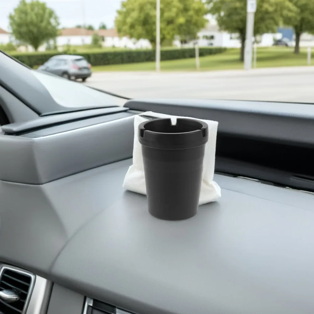 4 Pcs Ashtray Holder Car Bucket Design Cigarette Ashtrays PP Auto Automobile Cigarettes