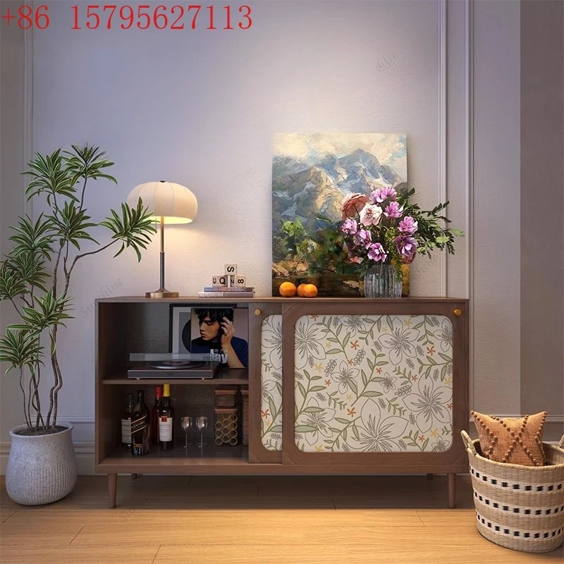 Muebles de Salón Americanos de Estilo Moderno, Gabinetes de Almacenamiento con Belleza Francesa Glamurosa, Gabinetes Pequeños para Salón, Muebles Vintage para el Hogar