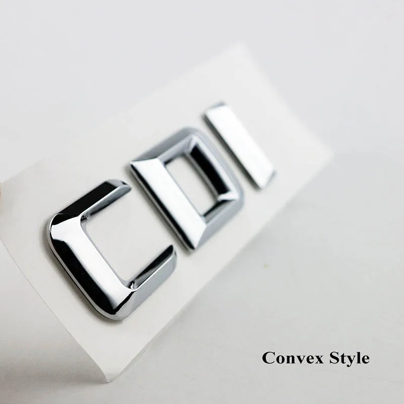 ملصق شارة بشعار CDI ، شعار ، 3D ABS ، أسود GL ، ML ، Car ، W204 ، A ، B ، C ، GLK ،