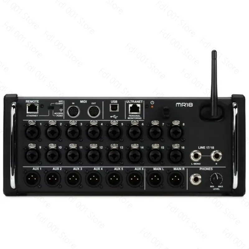 Midas MR18 18-Input Digital Rackmount Mixer For IPad/Android Tablets With 16 Preamps WiFi Module And USB Audio Interface
