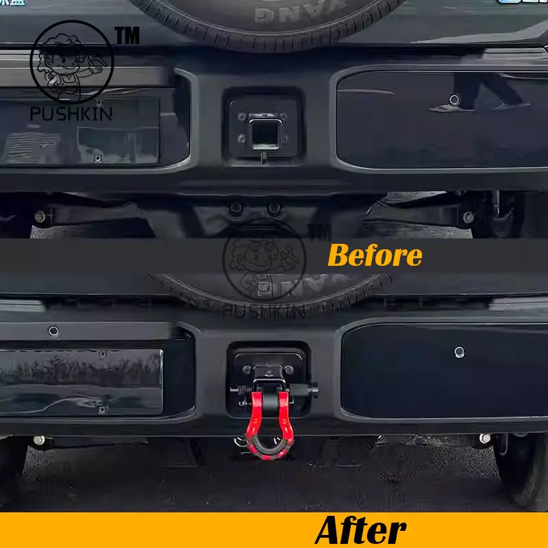 For CHANGAN Deepal G318 Trailer Hitch Off-road Anti-collision Rear Bumper Tiger Head Hook Trailer Ball Hook Refitted Accessories