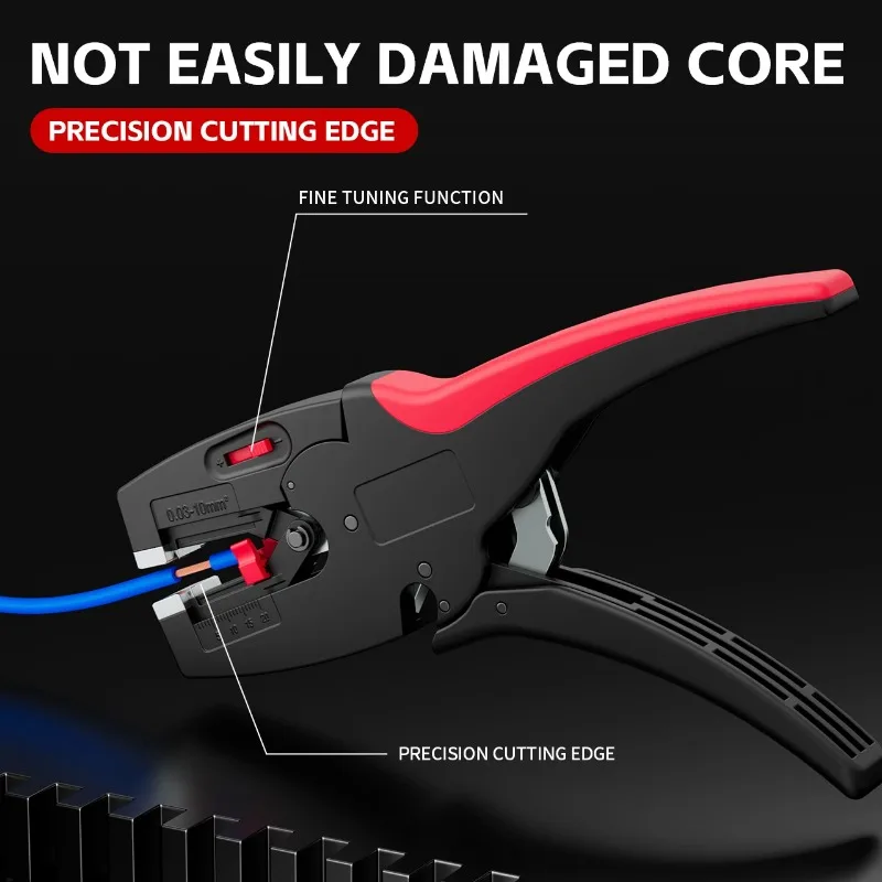 

Stripper and Cutter Pliers 2 in 1 Heavy Duty Tools 0.03-10mm²/32-7AWG Mini Multifunctional Electrical Repair Stripper Alicates