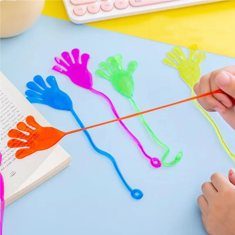 10pcs Fun Sticky Palm Toys Kids Birthday Baby Shower Favor Gift Party Decora Pinata Fillers