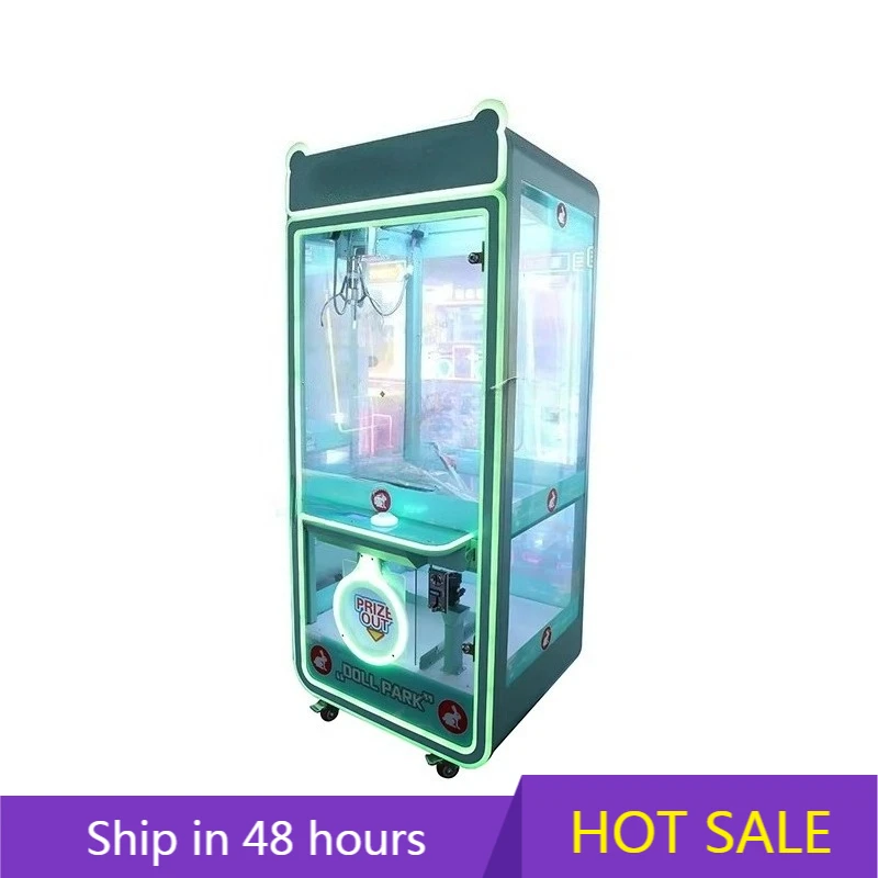 

YTYIN New Claw Machine Toy - Coin-Operated Doll Catching Game with LED Lights for Shopping Malls