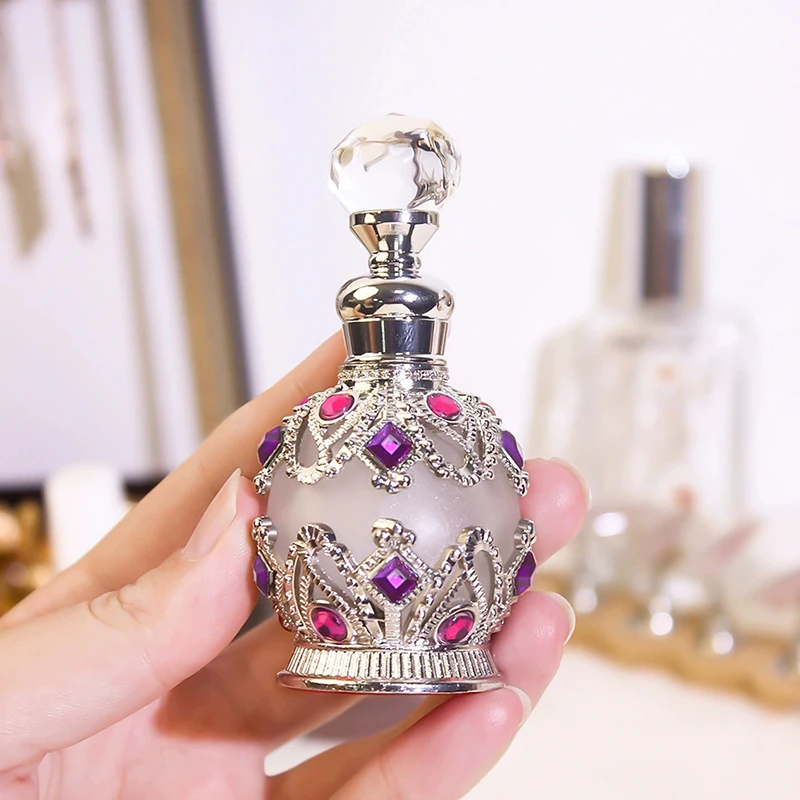 1PCS Luxus Parfüm Flasche Ätherisches Öl Flasche 15ml Leere Flasche Lagerung Flasche Geschenk Glas Parfüm Flasche Tragbare flaschen – Detail 12
