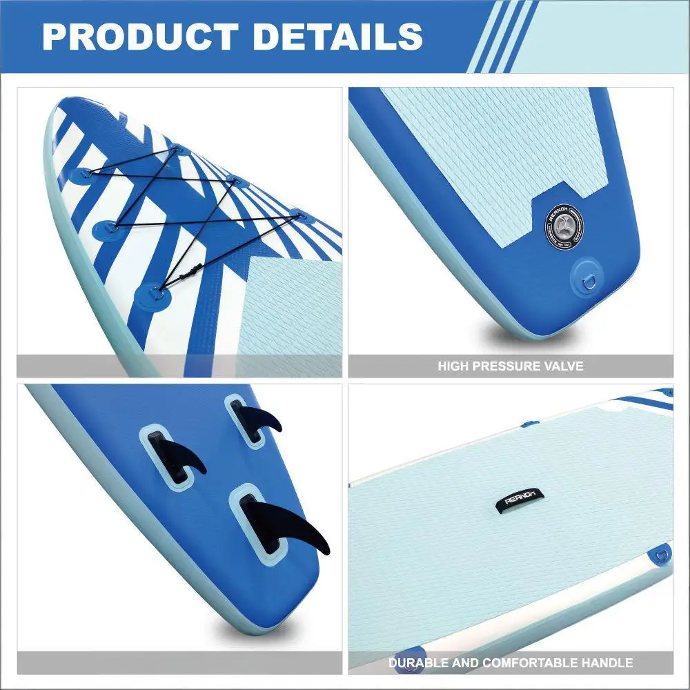 

Wholesale PVC Inflatable Stand-Up Paddle Board for Lakes Rivers Surfing-Portable Eco-Friendly Wooden Box Packaging Unisex