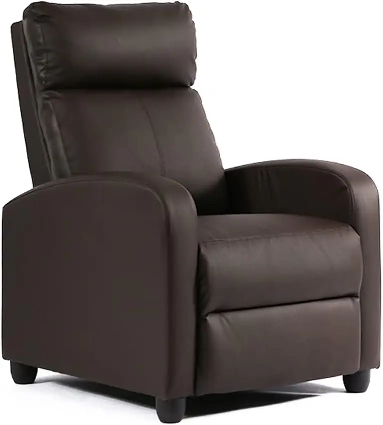 

Recliner Chair For Living Room Modern Wingba Sofa Home Theater Seating Push Ba Reclining Chair With Lumbar Support (Without