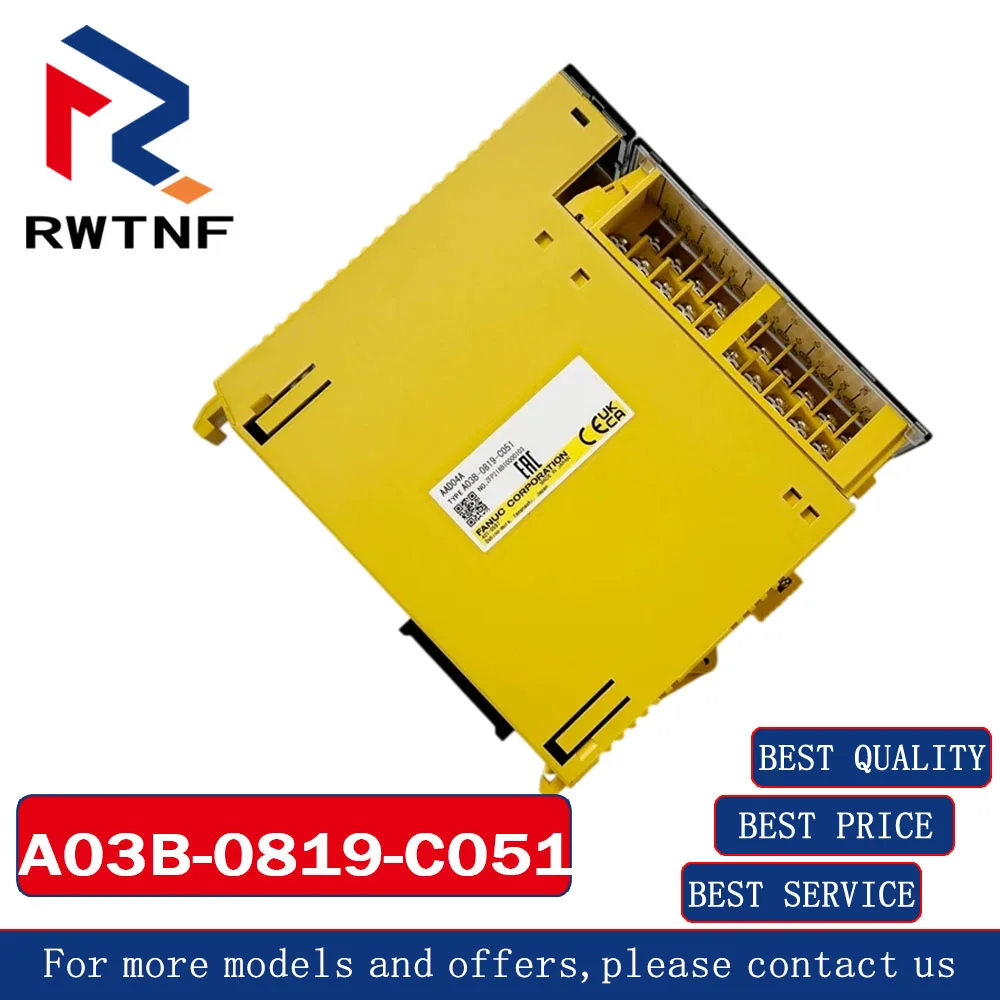 Brand New Genuine A03B-0819-C051 FANUC IO module machine tool accessories,100% original warehouse stock