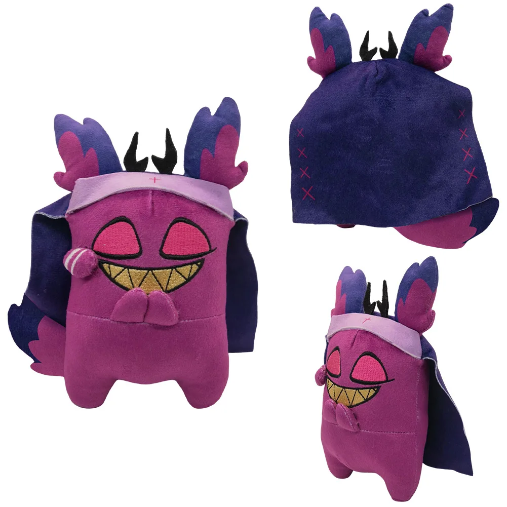 Chat Maudit Alastor Cosplay Peluches, Habzin Nette Props, Costume de Mascotte, Décor d'Halloween, Dessin Animé, Noël, Cadeaux d'Anniversaire, 30cm