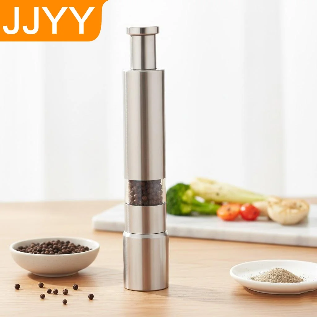 

Manual Stainless Steel Salt Pepper Spice Sauce Grinder Home Kitchen Tool Seasoning Grinding Mill