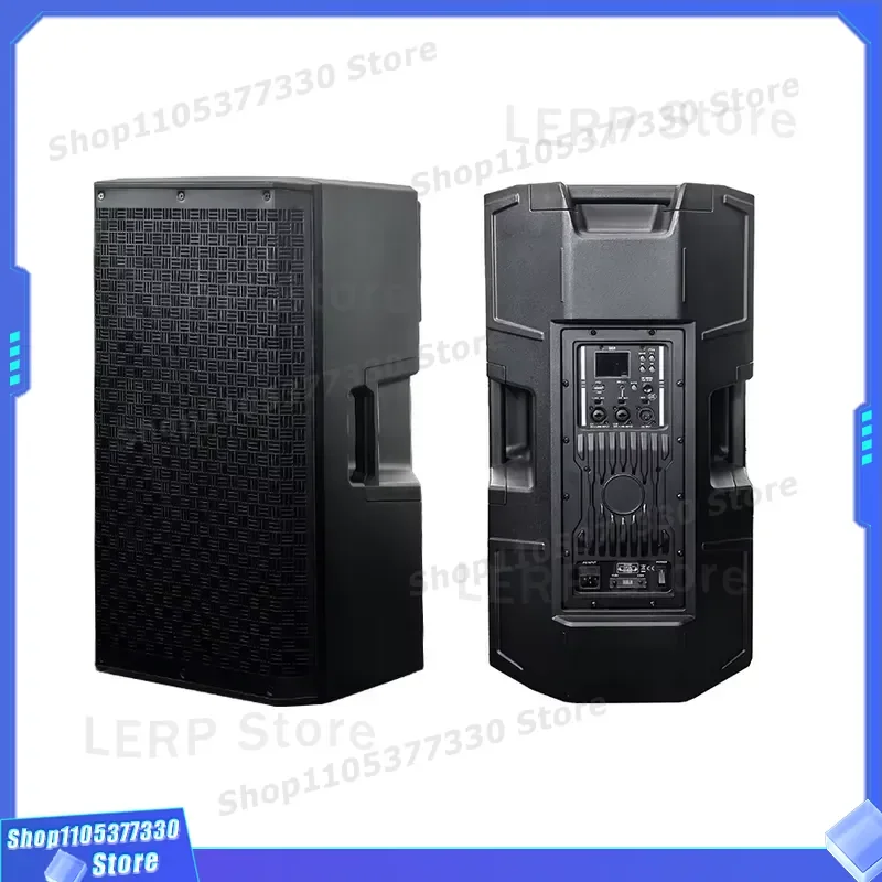 Leon Audio 500W Active 2 Way Plastic Speaker Bluetooth Streaming DSP Color Display EQ Home Audio System Portable Sound