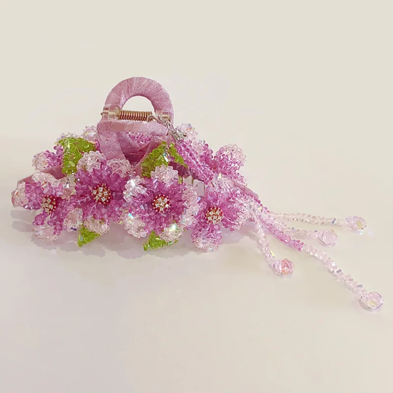 nueva-pinza-para-el-cabello-de-13-cm-con-flor-de-cristal-rosa-y-borla-de-cristal-pinza-de-tiburon-para-el-cabello-enrollado-horquilla-hecha-a-mano-pinza-de-pelo