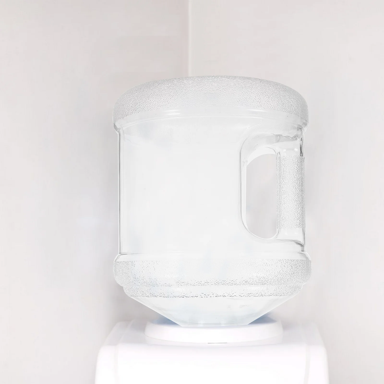 

3L Reusable Water Jug Large Capacity Transparent Body Handle Design Outdoor Activities Water Bucket