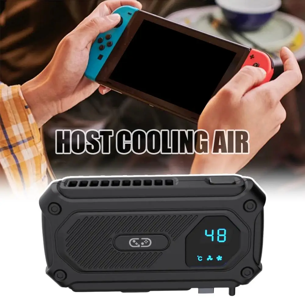 

Вентилятор охлаждения хоста Switch2 с цифровым дисплеем, рассеивание тепла, двухскоростной вентилятор, аксессуары для портативной игровой консоли