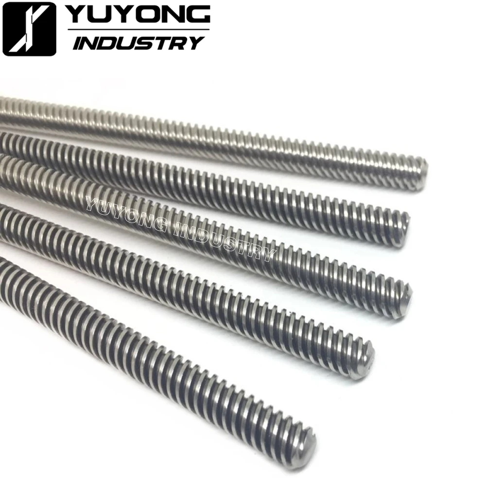 50 unids/lote Tr8 * 8-2p(4 inicio) tornillo de avance Acme métrico de 8mm 781mm/1031mm/1040mm para impresora 3D máquina de grabado CNC