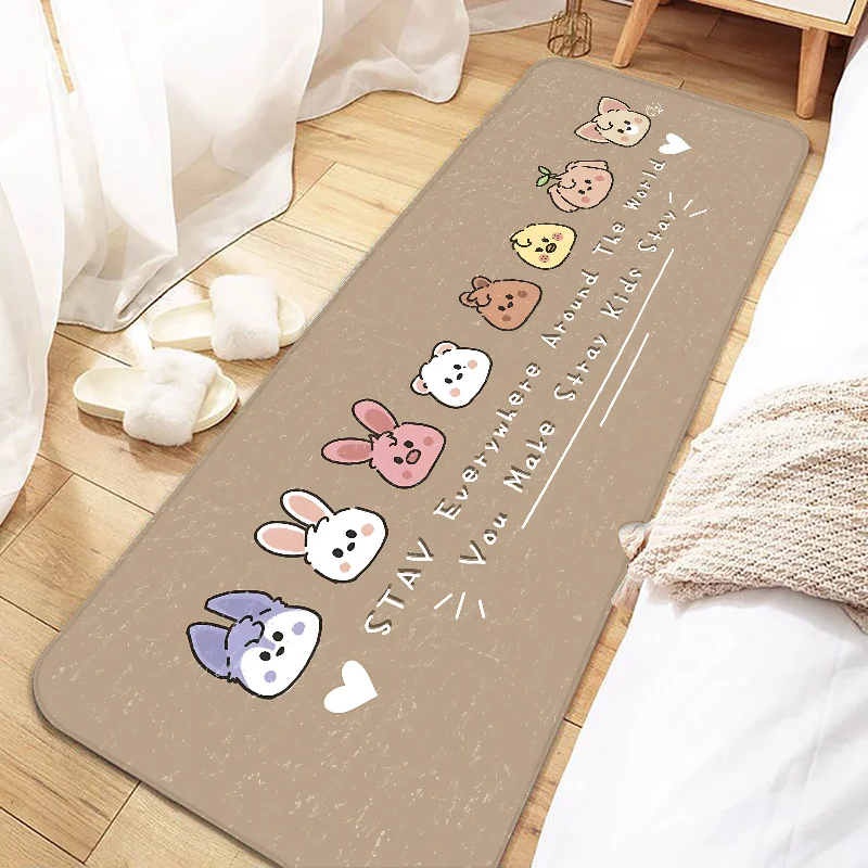 Door Mat Entrance Non-slip Doormat S-strays kids Washable Kitchen Carpet Living Room Hallway Rugs Bathroom Bath Door Mats