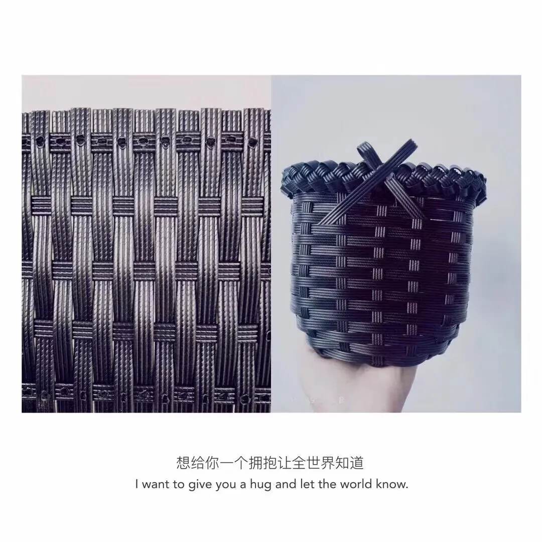 

500G /lot Black flat synthetic rattan weaving material plastic rattan for knit and repair chair table,storage,basket,ect