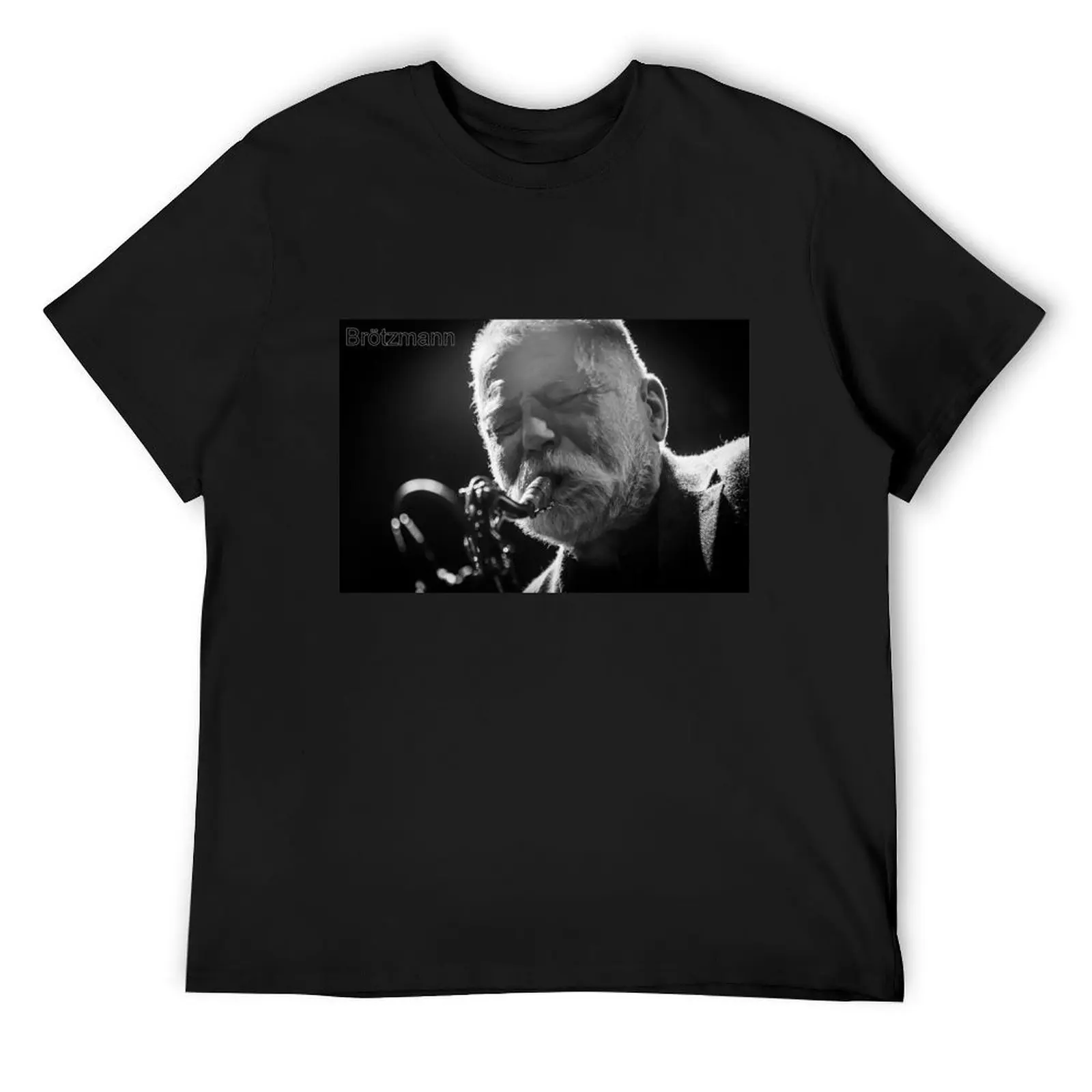 

Peter Brotzmann photograph T-Shirt funny costumes Luxury man cheap stuff korean fashion oversized t shirts for men