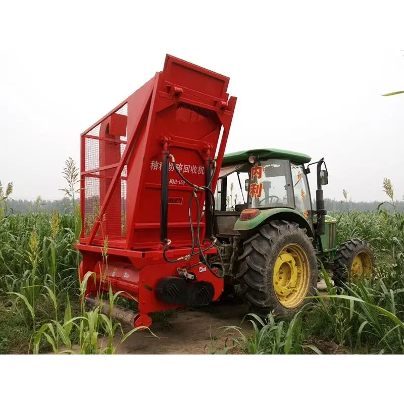 Tractor Forage Harvester Silage Straw Recycling Machines Corn Straw Silage Chopping and Collecting Machine