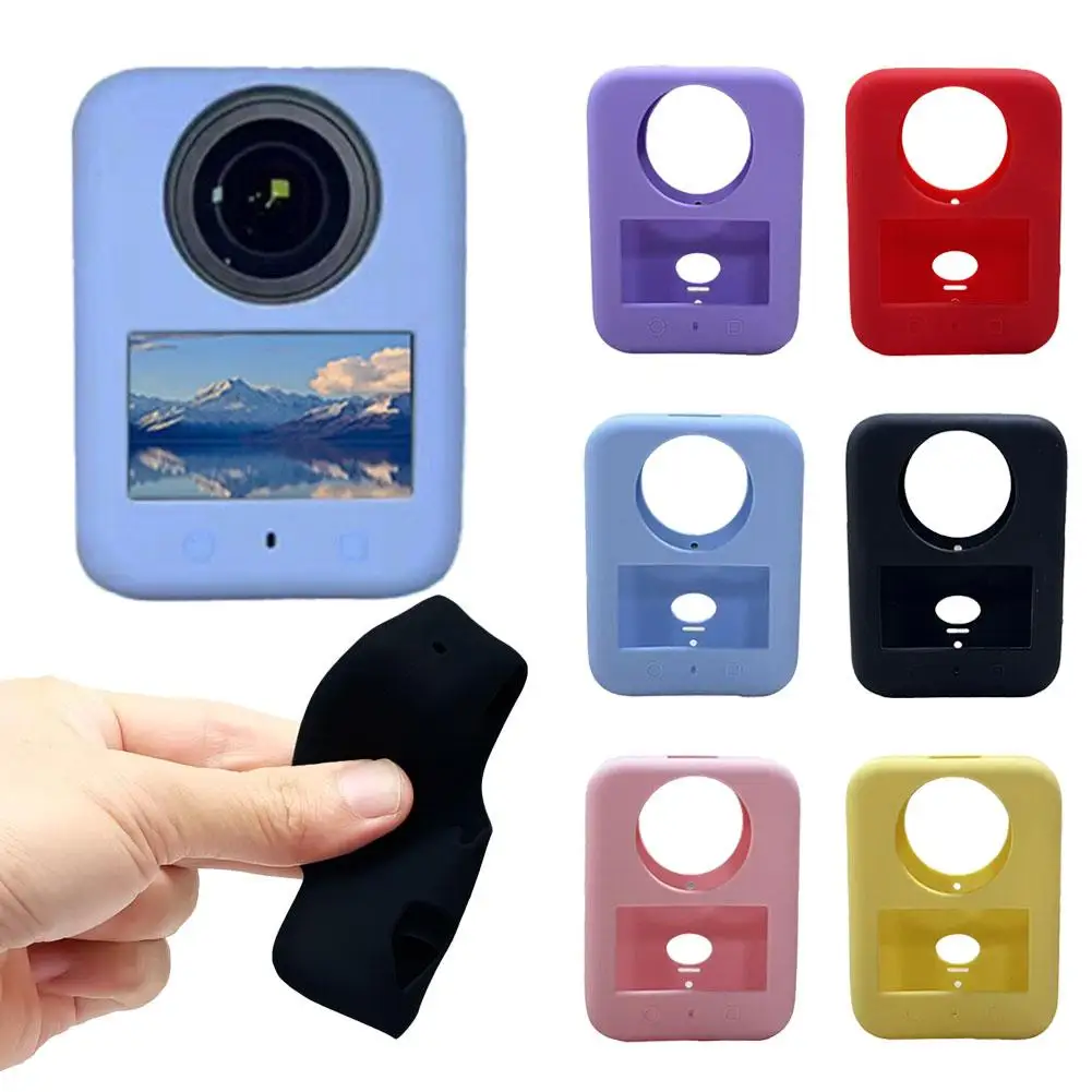 حافظة واقية لـ DJI Osmo 360 حافظة من السيليكون غطاء حماية للجسم واقي للشاشة ملحقات أكمام مضادة للخدش #2