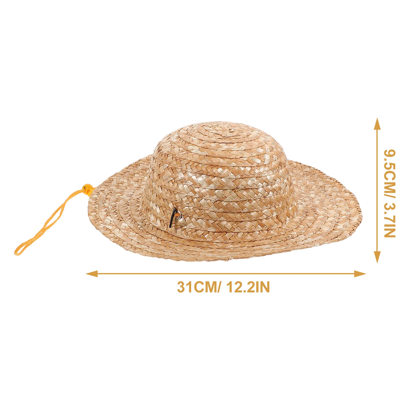 Kids Straw Hat Beach Sun Cap Outdoor Sun Protection Hat Handicraft Hat Summer Party Farmer Costume Hats