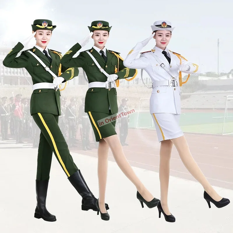 Army Band Guard of Honor Costume Clothing Handsome Flag Raiser Costume Honor Guard China National Performance Military Outfit